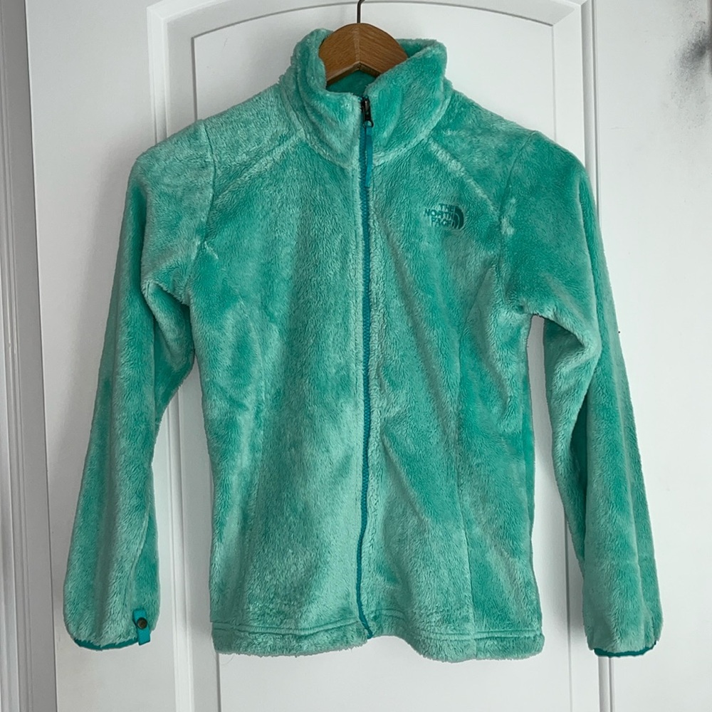 The North Face girls zip up fleece.